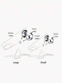 Make Delicious Meatballs Easily With This 1pc Kitchen Convenient Stainless Steel Meatball Maker!