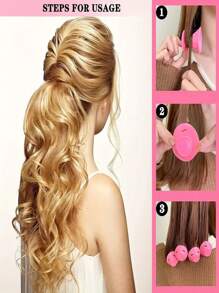 20/40/60pcs No-Heat Hair Curlers Suitable For All Hair Types - No-Heat Hair Curlers For Styling & Curling