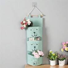 1pc Hanging Storage Bag For Baby Room, Wall-Mounted Toy Organizer Bag For Kids Room, Without Hanging Hook