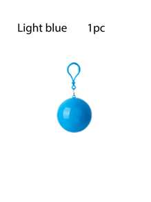 1 Pezzo Impermeabile portatile trasparente, poncho compresso in una sfera che si espande per formare un impermeabile umano, adatto per uso quotidiano, viaggi all'aperto, trekking, mini impermeabile da riporre in borsa, senza preoccuparsi della pioggia