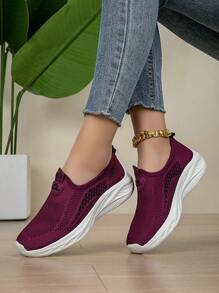 Women's Breathable Mesh Middle-Aged & Elderly Comfort Walking Shoes, Lightweight Non-Slip Casual Sports Shoes, Spring/Summer