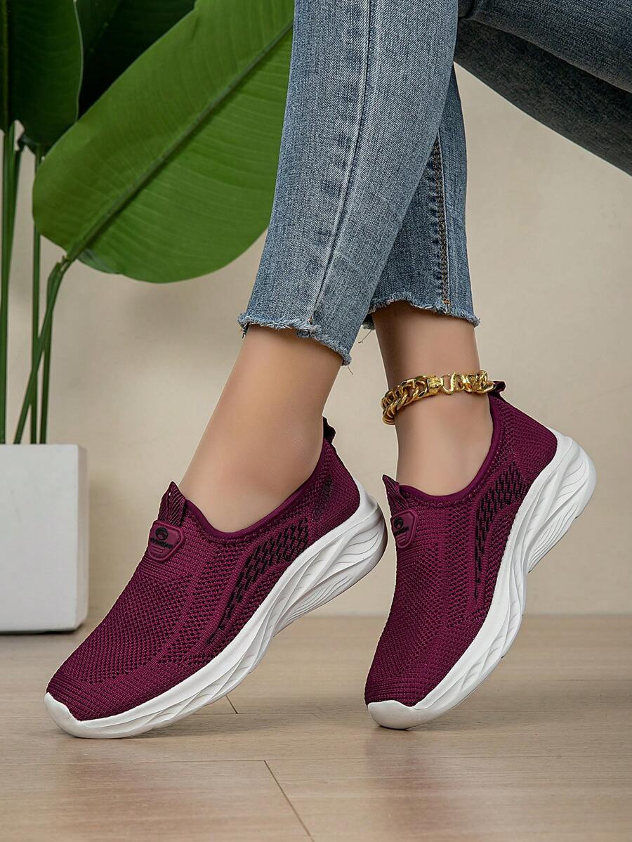 Women's Breathable Mesh Middle-Aged & Elderly Comfort Walking Shoes, Lightweight Non-Slip Casual Sports Shoes, Spring/Summer