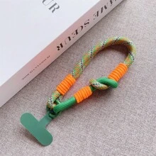 1 dây đeo cổ tay ngắn có đầu nối ốp điện thoại, phụ kiện mặt dây chuyền điện thoại thời trang, chống trượt & chống rơi & chống thất lạc - Nhiều màu - Xem 11
