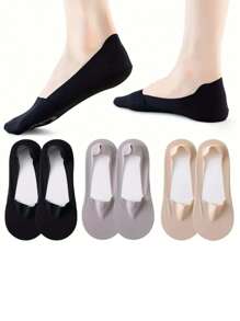 6 Pairs Soft, Lightweight, Non-Slip, Low-Cut Candy Color Ankle Socks For Women, High-Quality Matching Casual Socks, Thin Sole Ice Cream Socks, Invisible Socks, Compression Socks, Ladies Socks, Summer