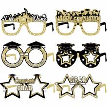 Graduation Party Decorations: Graduation Party Glasses, Paper Masks For Graduation Party - Multicolor - View 4