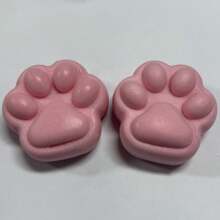 2/4 件猫爪减压玩具面包挤压感官烦躁玩具挤压球减压球可爱挤压球橡胶减压玩具缓解焦虑减压玩具可拆卸缓慢上升减压球 - 彩色 - 查看 10