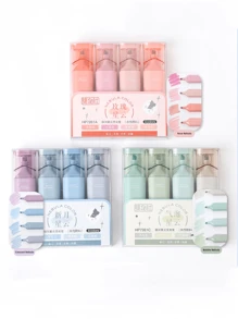 1 支闪光荧光笔，闪亮彩虹色银河沙色荧光笔，适用于日记、笔记、涂色和绘画，适合返校 - 閃光螢光筆 - 查看 15