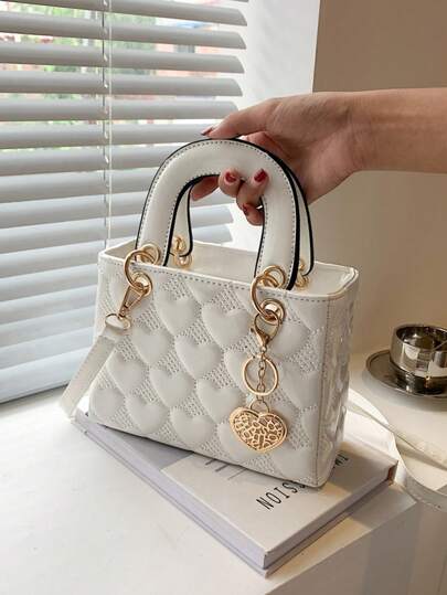 Dedoo 2025 New Arrival Petite & Elegant High-End Tote Bag For Women, Fashionable & Lightweight, Best Seller, Rhinestone Embroidered Handbag, Satchel & Shoulder Bag, Suitable For Spring/Summer Vacation, Travel, Campus Life, Commute, Christmas Gift, Party, Bridal