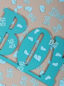 15/30/50g Baby Gender Revealed Paper Scraps For Baby Shower Decorations, Table Scatter, Party Favors, Games & Activities(Blue)