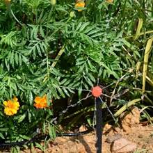 Adjustable Flow Garden Drip Irrigation System, Automatic Watering System, Made Of Plastic Material, No Need For Electricity, Universal Connection Thread, Water-Saving Spraying Device, Suitable For Gardens