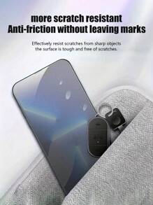 2 piezas de protector de pantalla de vidrio templado mate compatible con iPhone X/XR/XS Max/11/12/13/14/15/16E/16 Pro Max/Plus, incluye caja de almacenamiento a prueba de polvo para un fácil instalación, regalo ideal para cumpleaños, familia y amigos. Protector de pantalla para teléfono, accesorios a prueba de agua, a prueba de golpes, resistente a caídas, a pruebas de arañazos y antihuellas dactilares con cobertura completa.