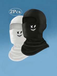 多件装男女通用多功能运动透气面罩，多功能围脖，拉法帽，适合户外徒步、日常骑行、摩托车