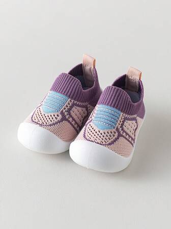 1 Pair Fashion Style Toddler Shoes, Breathable Mesh Baby First Walking Shoes, Suitable For Spring And Summer, New 2025 Model