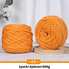 2 Packs, Total 600g, Fabric Strips, Woven Cushions, Woven Bags, Handicraft Yarn, Large Balls Of Yarn - 2 Large Pieces Of Fabric Strips - View 28