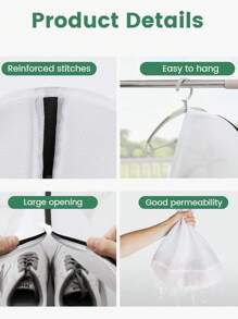 2er Pack Schuh Waschmaschinen Beutel, Wäsche Schuh Tasche, Schuh Beutel für Waschmaschine, Schuh Waschbeutel, Wäsche Schuh Tasche, Maschengewebe Wäschebeutel für Feinwäsche, Schuh Waschmaschinen Beutel, Wäsche Schuh Tasche für Waschmaschine und Trockner, Sneaker Waschmaschinen Beutel