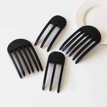 2 piezas/1 pieza Peine para dar volumen al cabello de los hombres, clip volumizador indoloro para flequillo, esenciales para volver a la escuela, viajes y vacaciones, accesorios para el cabello para mujeres