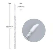 50 chiếc que thoa son bóng dùng một lần, cọ trang điểm ngón chân, quà tặng kèm theo. - màu đen - Xem 3