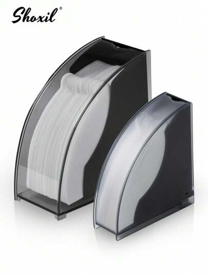 shoxil 1 st kaffefilterhållare, kaffefilterpappershållare med dammtät lock, konformad filterpapperslåda, kaffefilterdispenserbehållare förvaringsställ för hemmet, förvaringskapacitet för 50 st pappersfilter