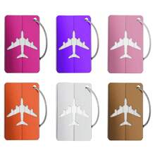 Airplane Logo Aluminum Alloy Luggage Tags Luggage Handbags Travel Suitcase Tags With Name ID Card Perfect For Quick Discovery Of Luggage Musical Instrument Tags Pendant Tags Travel Luggage Luggage Luggage Tags,Aluminum Alloy Luggage Tags, Luggage Luggage Tags, Luggage Travel Bag Tags, Suitcase Travel Bag Tags With Name ID Card, Luggage Tags For Travel Baggage Identification, Many Colors Are Optional, A Good Choice For Gifts
