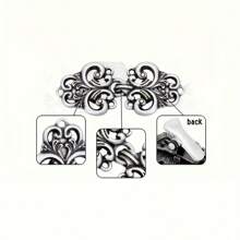 1/2/3/4 Stück Vintage Pulloverclips-Set, Umhangknopf-Verschluss, Wollstrickjacken-Nähverschluss-Haken, Retro Schalkragen Broschen-Clip, formelle Hemdknöpfe