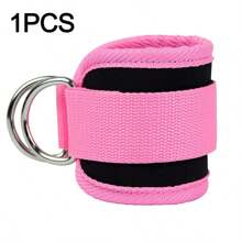 1 pièce Sangles de cheville à câble avec anneau en D double pour les entraînements de gym, raffermissement des fessiers et des jambes, entraînement de force, support de sport. Différentes couleurs disponibles.