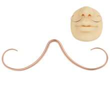 1个时尚趣味个性化胡子鼻环 - 不銹鋼鼻環 - 查看 6