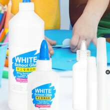 学生手工白胶白乳胶diy小胶水白胶木工专用胶水家用学校办公用手工艺家具木材粘合白乳胶 - 彩色 - 查看 4