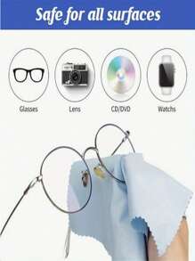 2pcs/6pcs/10pcs Microfiber Eyeglass Cleaning Cloth, Best For Cleaning Smartphones, Computers, Cameras, Electronics, Jewelry, Sunglasses, Activities, Travel, Back To School Supplies