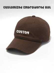1 Set Topi Matahari Pria dan Wanita Bordir Huruf Inggris Aneka Warna yang Dapat Disesuaikan, Pasang Wajah Apa Saja di Topi, Topi Paruh Bebek yang Dipersonalisasi dengan Foto dan Topi Baseball Kustom yang Lucu, Cocok untuk Acara Seperti Hari Valentine - Hitam - View 5