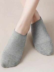 10 Pairs Women Liner Socks, White & Black, Minimalist Fashion Invisible Versatile Soft And Comfortable Moisture Wicking