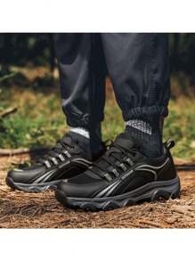 Men's Low-Top Outdoor Camping Sports Shoes, Breathable Casual Comfortable Hiking Trekking Workwear Sneakers