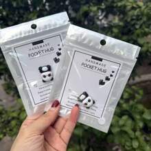 1PC Handmade Resin Panda Pocket Hug Encouragement Cards, Inspiring Charm Gifts For Friendship, Holidays, Back To School And Christmas