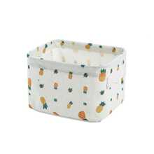 1pc Desktop Folding Storage Basket, Suitable For Organizing Cosmetics, Socks, Skincare Products, Household Storage Bin