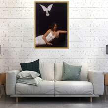 1 sztuka nieoprawione plakaty wielkanocne popowe sztuka ścienna piosenkarka różowa pantera plakat HD sztuka ścienna dom salon sypialnia bar estetyczna dekoracja