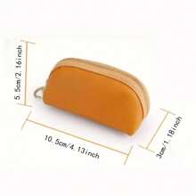 1pc Key Holder Pouch Small Compact Unisex Key Bag Large Capacity Minimalist Korean Cute Key Organizer For Home Use For Women Wallet Mini Wallet Purse Wallet Coin Wallet - Black - View 2