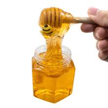 200ml/7oz Handmade Jelly Clear Crunchy Slime Toy, Scented Slime, Little Lovely Bee Design Stress Relieve Plasticine Cloud Slime Clay Fluffy Slime Putty,Slime,Cloud Slime,Clear Slime,Slime Kit Making,Icee Slime,Mini Slime