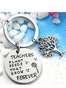 Creative Stainless Steel Keychain, Teacher's Day, Birthday, Christmas, Graduation Thanksgiving Gift For Teachers