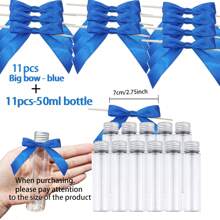 11 pezzi/22 pezzi, 50 ml/110 ml Bottiglietta in plastica PET trasparente con tappo a vite - Riutilizzabile, Bottiglia per frappè in plastica, Perfetta per artigianato [sensoriale], Natale, Caramelle per feste di Ognissanti, Decorazioni per matrimoni, Conservazione perline, Propagazione piante DIY, Vaso decorativo DIY, Sali da bagno, Ogni bottiglia è confezionata singolarmente, Pulita e igienica - Multicolore - Visualizzare 22