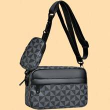 New Casual Fashion Crossbody Bag, Large Capacity Multi-Function Crossbody Bag, Office Bag, Shoulder Bag, Luxury Bag, Small Men's Bag, Men's Shoulder Bag, Side Bag, Shopping Bag, Camera Bag, Holiday Valentine'S Day Phone Bag - Multicolor - View 10