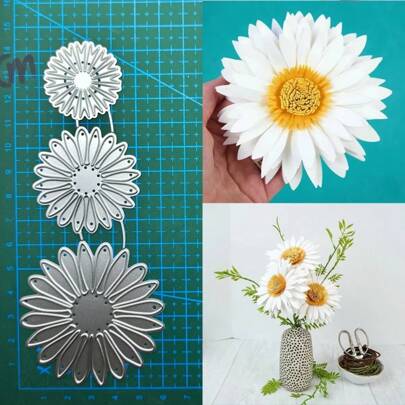 1 pieza Troquel de metal para cortar de la serie de flores del océano - Marco molde para cuchilla de corte de papel, manualidades de scrapbook, herramienta de perforación y plantilla