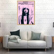 1 sztuka nieoprawione plakaty wielkanocne popowe sztuka ścienna piosenkarka różowa pantera plakat HD sztuka ścienna dom salon sypialnia bar estetyczna dekoracja
