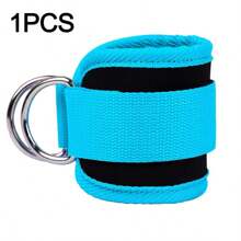 1 pièce Sangles de cheville à câble avec anneau en D double pour les entraînements de gym, raffermissement des fessiers et des jambes, entraînement de force, support de sport. Différentes couleurs disponibles.