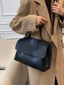 Large Capacity Bag 2024 Spring/Summer New Retro Briefcase Women's Unique Design Shoulder Crossbody Bag