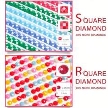 Customizable 11.8"X15.7" Diamond Painting Kit, Personalized Santa Claus Photo Art, Square & Round Acrylic Rhinestones, DIY Home Wall Decor, Unique Gift Idea - Multicolor - View 7