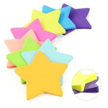 8 Packs Star Shape Sticky Notes 8 Color Bright Colorful Sticky Pad 30 Sheets/Pad Self-Sticky Note Pads,School Supplies,Back To School