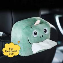 1pc Cute Plush Tissue Box Car Paper Towel Holder, Hanging Tissue Dispenser Armrest Box Backseat Paper Napkin Storage For Car, Tissue Box Holder, Napkin Holder, Festival Family Gathering, Kitchen Dining Table Decor For Home Kitchen Bedroom Living Room Dining Room, Home Decoration Accessories, Decorative Box, Women Wedding Gift, Summer Travel Holiday Festival Must-Have