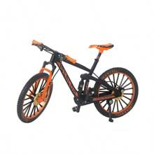 2025 New Model - 1pc Alloy 1:10 Scale Mountain Bike Toy Model, Freely Detachable Downhill Bike, Assorted Colors, Perfect For Birthday, Easter, Holiday Gifts, Random Text Style
