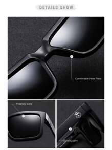 HEAT WAVE 1 件装男士时尚户外运动时尚眼镜，热浪设计彩色镜面镜片骑行眼镜 - HW02 - 查看 4