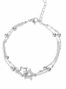 Sterling Silver Star Bracelet Women's Personalized Design Bracelet Simple And Versatile Ins Style Bracelet - Star Bracelet - View 7