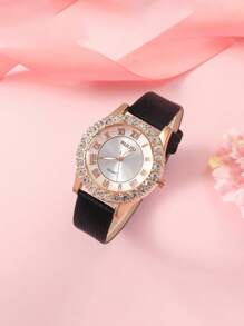Set de 4 relojes de mujer en estuche de regalo, diseño exclusivo de estilo coreano, ideal para regalar a novias y madres